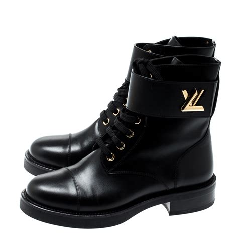 louis vuitton combat boots women's